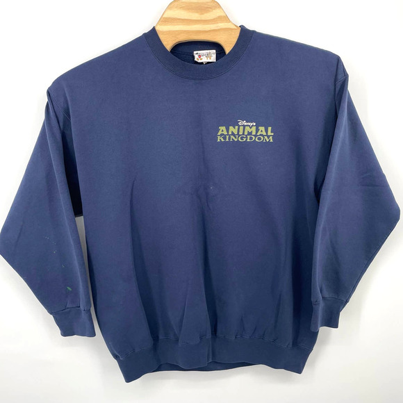 Vintage 90s Walt Disney World Animal Kingdom double sided crewneck sweatshirt - Picture 3 of 8